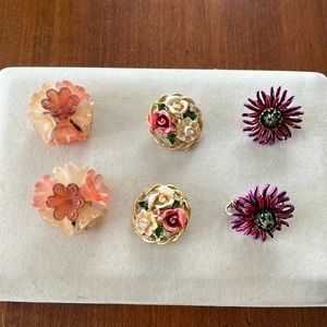 Vintage costume earrings